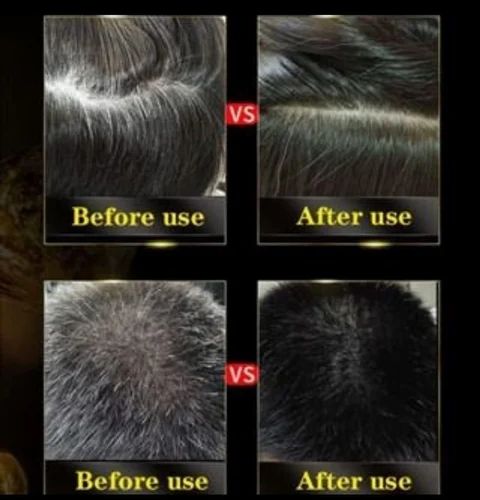 AI Black Hair Dye Shampoo 3-in-1 (Pack of 2) – Cleanse, Condition & Color