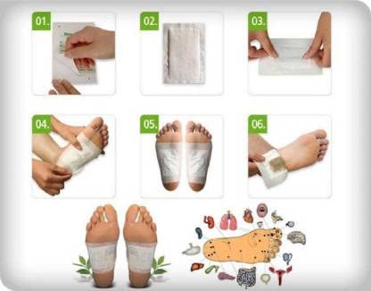 Kinoki Organic Natural Detox Foot Pads (Pack of 2) (20 pads)