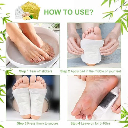 Kinoki Organic Natural Detox Foot Pads (Pack of 2) (20 pads)